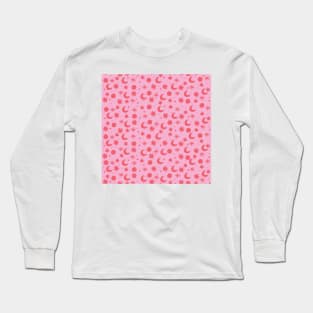 Cosmis space in pinky red Long Sleeve T-Shirt